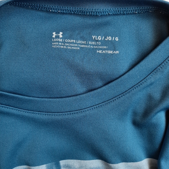 Under Armour youth large blue t-shirt - Picture 2 of 3
